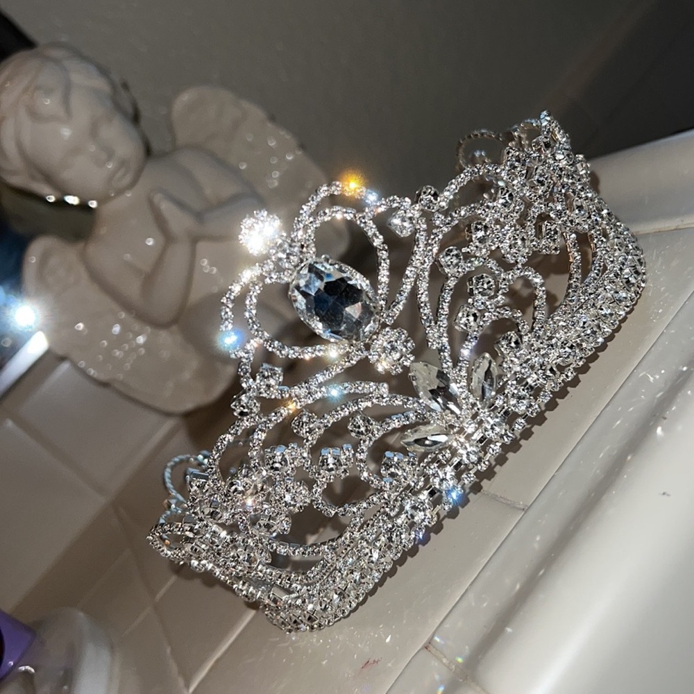 Silver diamond tiara